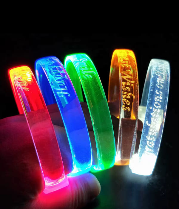 Bluvero LED Bracelet – Glow With the Beat 5 BRACLETS