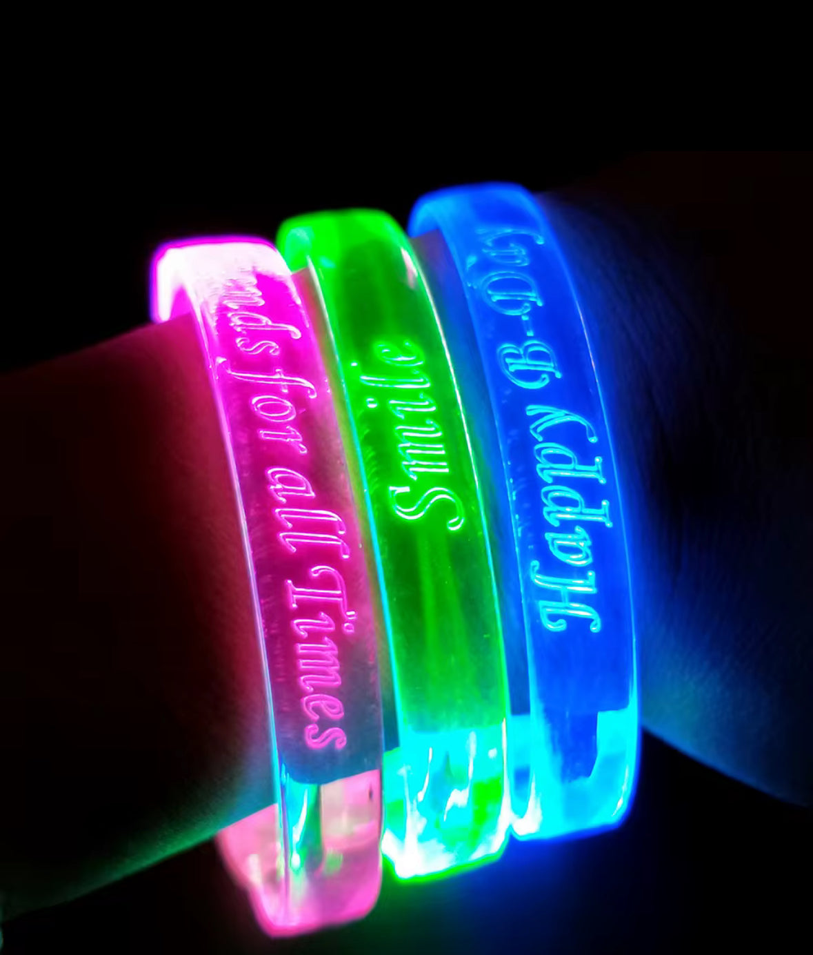 Bluvero LED Bracelet – Glow With the Beat 5 BRACLETS