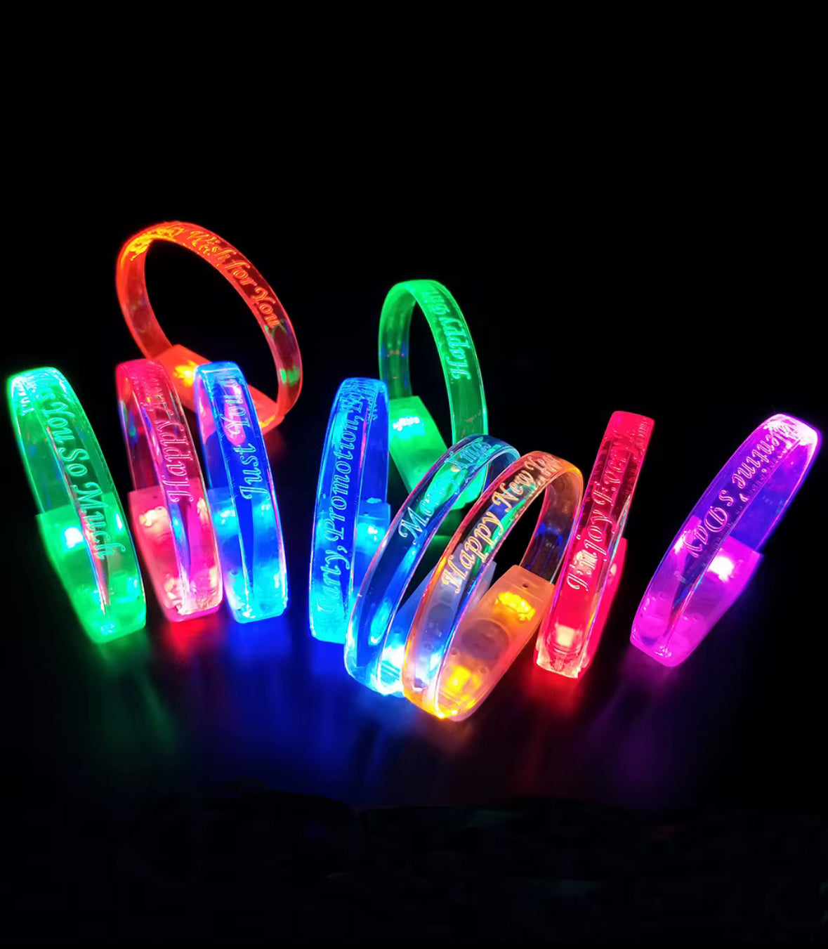 Bluvero LED Bracelet – Glow With the Beat 5 BRACLETS